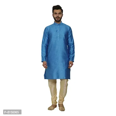Great Person Choice Traditional Dress for Men Kurta Pajama Set Ethnic Wear for Men Silk Kurta Pajama Kurta Pajami-thumb0