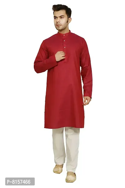 Great Person Choice Traditional Dress for Men Kurta Pajama Set Ethnic Wear for Men Silk Kurta Pajama-thumb2