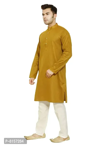 Great Person Choice Traditional Dress for Men Kurta Pajama Set Ethnic Wear for Men Silk Kurta Pajama-thumb3