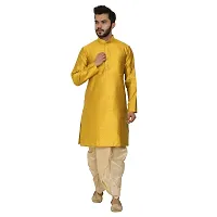 Great Person Choice Traditional Dress Dhoti Kurta for Men Ethnic Wear for Men Wedding /Pooja Occasion or Regular Use Dhoti  Kurta Set-thumb1