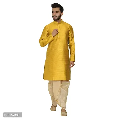 Great Person Choice Traditional Dress Dhoti Kurta for Men Ethnic Wear for Men Wedding /Pooja Occasion or Regular Use Dhoti  Kurta Set-thumb2