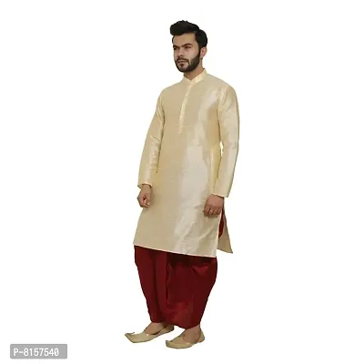 Great Person Choice Traditional Kurta Pajama with Jacket for Men Ethnic Wear for Men Wedding /Pooja or Regular Use Jakcket & Kurta Set-thumb4