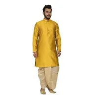 Great Person Choice Traditional Dress Dhoti Kurta for Men Ethnic Wear for Men Wedding /Pooja Occasion or Regular Use Dhoti  Kurta Set-thumb4