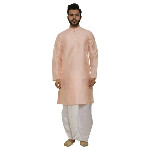 Great Person Choice Traditional Dress Dhoti Kurta for Men Ethnic Wear for Men Wedding /Pooja Occasion or Regular Use Dhoti & Kurta Set