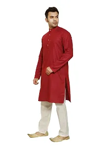 Great Person Choice Traditional Dress for Men Kurta Pajama Set Ethnic Wear for Men Silk Kurta Pajama-thumb2