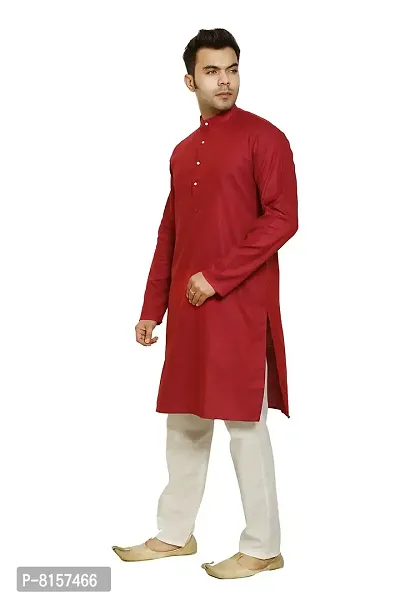 Great Person Choice Traditional Dress for Men Kurta Pajama Set Ethnic Wear for Men Silk Kurta Pajama-thumb3