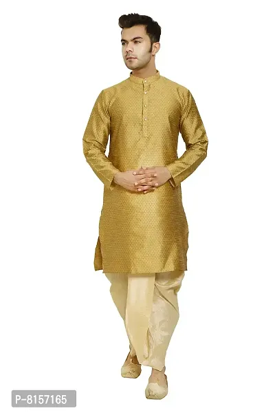 Great Person Choice Traditional Dress for Men Dhoti Kurta Set Ethnic Wear for Men Silk Kurta Pajama