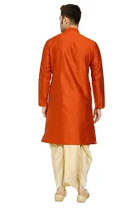 Great Person Choice Traditional Dress for Men Dhoti Kurta Set Ethnic Wear for Men Silk Kurta Pajama-thumb4