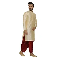 Great Person Choice Traditional Kurta Pajama with Jacket for Men Ethnic Wear for Men Wedding /Pooja or Regular Use Jakcket & Kurta Set-thumb4