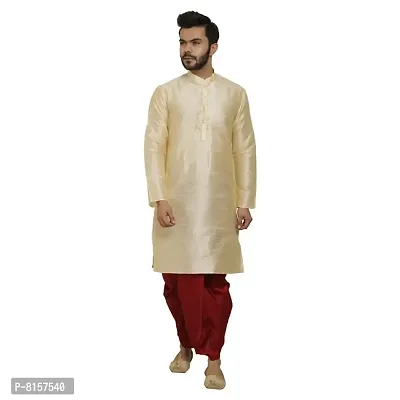 Great Person Choice Traditional Kurta Pajama with Jacket for Men Ethnic Wear for Men Wedding /Pooja or Regular Use Jakcket & Kurta Set-thumb2