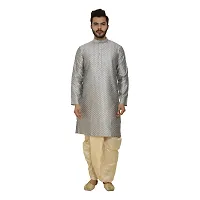 Great Person Choice Traditional Dress Dhoti Kurta for Men Ethnic Wear for Men Wedding /Pooja Occasion or Regular Use Dhoti  Kurta Set-thumb1