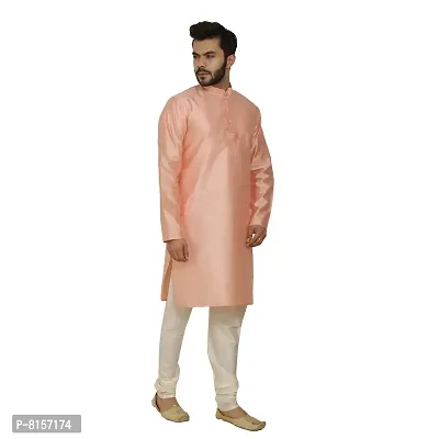 Great Person Choice Traditional Dress for Men Kurta Pajama Set Ethnic Wear for Men Silk Kurta Pajama Dress-thumb5