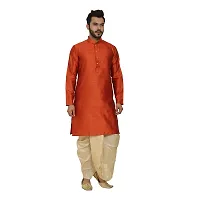 Great Person Choice Traditional Dress Dhoti Kurta for Men Ethnic Wear for Men Wedding /Pooja Occasion or Regular Use Dhoti  Kurta Set-thumb4