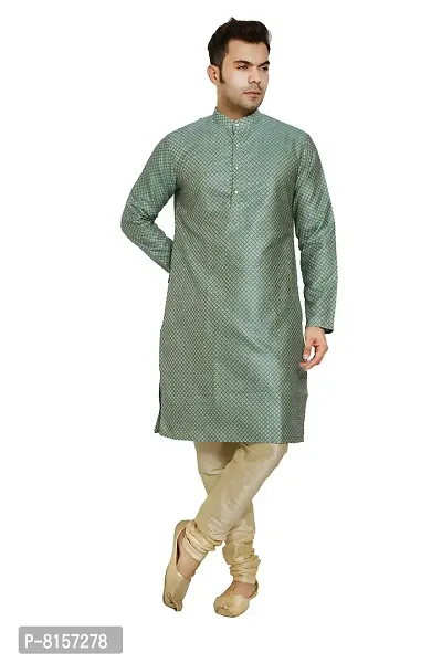 Great Person Choice Party Wear Dress for Men Kurta Pajama Set of Wedding Dress for Men-thumb2