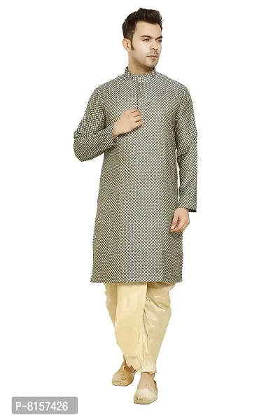 Great Person Choice Ethnic Wear for Mens Dhoti Kurta Set Traditional Dress for Men Fashion Wear-thumb0