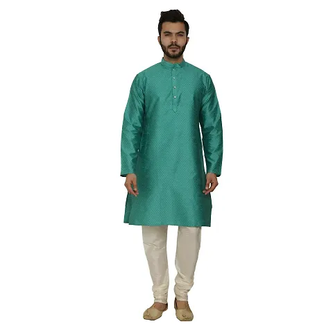 Great Person Choice Traditional Dress for Men Kurta Pajama Set Ethnic Wear for Men Silk Kurta Pajama Dress