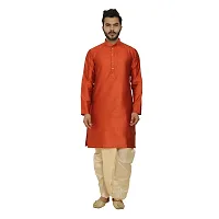 Great Person Choice Traditional Dress Dhoti Kurta for Men Ethnic Wear for Men Wedding /Pooja Occasion or Regular Use Dhoti  Kurta Set-thumb2