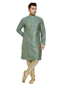 Great Person Choice Party Wear Dress for Men Kurta Pajama Set of Wedding Dress for Men-thumb1