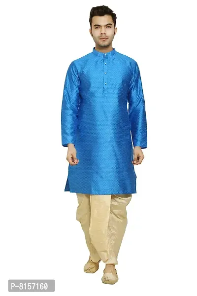 Great Person Choice Traditional Dress for Men Dhoti Kurta Set Ethnic Wear for Men Silk Kurta Pajama