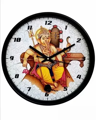 Lord Ganesh Print Wall Clock