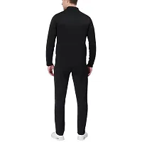 Men casual running Black sports wear gym yoga workout tracksuit for Men and Boys-thumb3