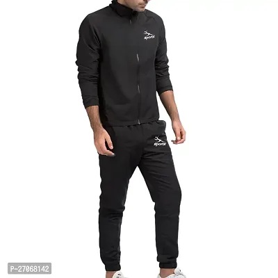 Men casual running Black sports wear gym yoga workout tracksuit for Men and Boys-thumb5