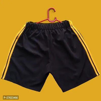 Classic Polyester Solid Shorts For Men-thumb5