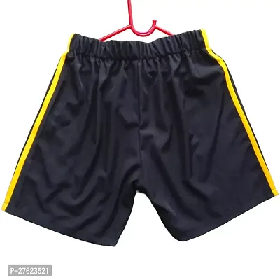 Classic Polyester Solid Shorts For Men-thumb0