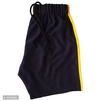 Classic Polyester Solid Shorts For Men-thumb2