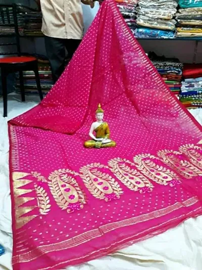 Woven Design Paisley Cotton Jamdani Sarees Without Blouse Piece