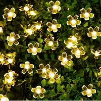 itSApna Silicone Flower Fairy String Lights, 16 LED Series Lights for Festival Home Decoration, Indoor Outdoor Decoration in Wedding, Party (Warm White, Pack of 1)-thumb3