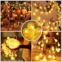 BlackCherry 16 LED Crystal Ball String Lights for Home Decoration Party Festival Diwali Christmas (WarmWhite 4M)-thumb4