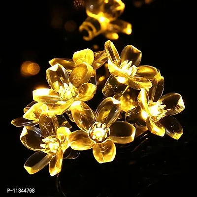 itSApna Silicone Flower Fairy String Lights, 16 LED Series Lights for Festival Home Decoration, Indoor Outdoor Decoration in Wedding, Party (Warm White, Pack of 1)-thumb0