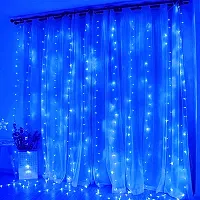 Sprqcart 12 Meter 40 Led Copper Wire Waterproof Pixel LED String Fairy Rice Lights for Diwali Christmas Home Outdoor Decoration (Blue) (Pack of 1)-thumb1