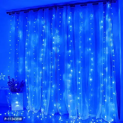 Sprqcart 12 Meter 40 Led Copper Wire Waterproof Pixel LED String Fairy Rice Lights for Diwali Christmas Home Outdoor Decoration (Blue) (Pack of 1)-thumb2