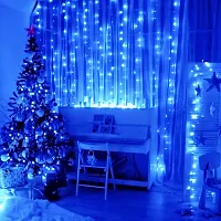 Sprqcart 12 Meter 40 Led Copper Wire Waterproof Pixel LED String Fairy Rice Lights for Diwali Christmas Home Outdoor Decoration (Blue) (Pack of 1)-thumb3