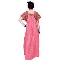 Women's Cotton Printed Maxi Night Gown-thumb1