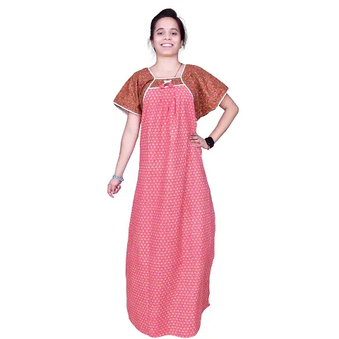 Renee Cotton Printed Nighty/Gown/Maxi