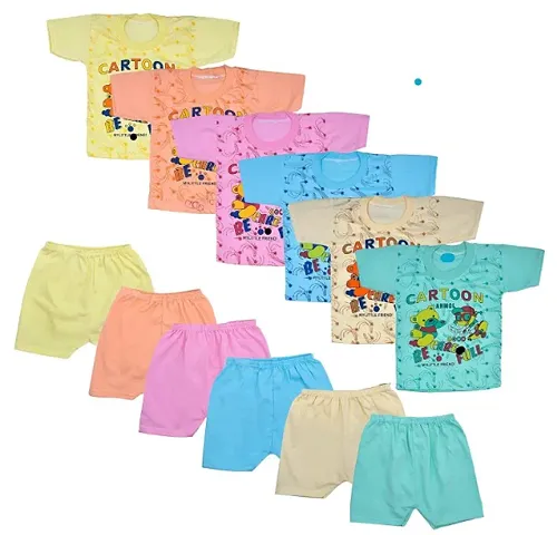 T Shirt and Shorts Pack of 5