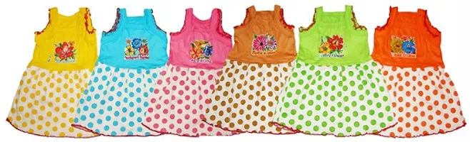 Multicolor Cotton Dress Pack of 6-thumb3