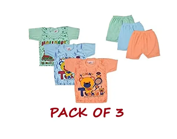 Baby Boy/ Girls T-shirt and Bottom Set Combo Pack