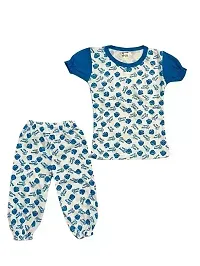 Casual Dress T-shirt with matching  pajamas For Kids  Pack Of 3-thumb1