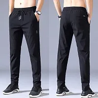 Dryfit Soft Cotton Lycra Stretchable Trackpants-thumb2