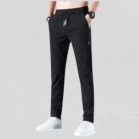 Classic Acrylic Solid Track Pant for Men