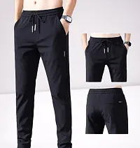 Dryfit Soft Cotton Lycra Stretchable Trackpants-thumb2