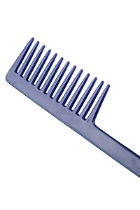 FYNX Shampoo Comb With Wide Teeth Shower Comb For Curly Wavy Messy Hair Unisex Detangling Comb for Men and Women. Pack of 1-BLUE (Color may vary, As per stock)-thumb3