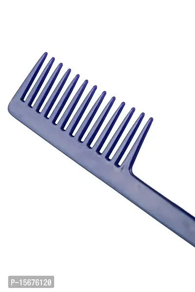 FYNX Shampoo Comb With Wide Teeth Shower Comb For Curly Wavy Messy Hair Unisex Detangling Comb for Men and Women. Pack of 1-BLUE (Color may vary, As per stock)-thumb4