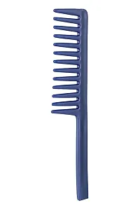 FYNX Shampoo Comb With Wide Teeth Shower Comb For Curly Wavy Messy Hair Unisex Detangling Comb for Men and Women. Pack of 1-BLUE (Color may vary, As per stock)-thumb2