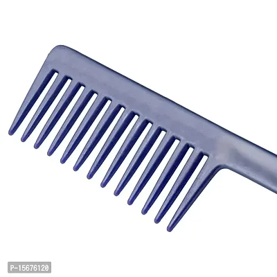 FYNX Shampoo Comb With Wide Teeth Shower Comb For Curly Wavy Messy Hair Unisex Detangling Comb for Men and Women. Pack of 1-BLUE (Color may vary, As per stock)-thumb2