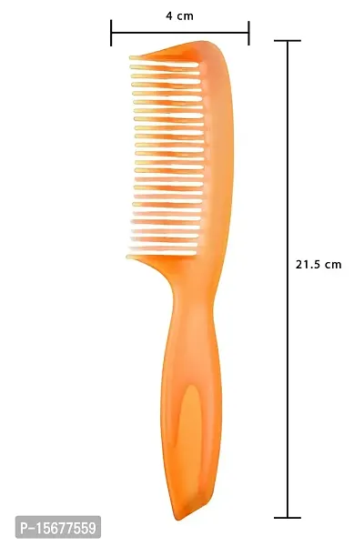 FYNX Grooming Handle Combs For All Purpose Hair Combs for Men and Women, Set of 3pcs Pack of -1 (Multicolor) (Color may vary, As per stock)-thumb5